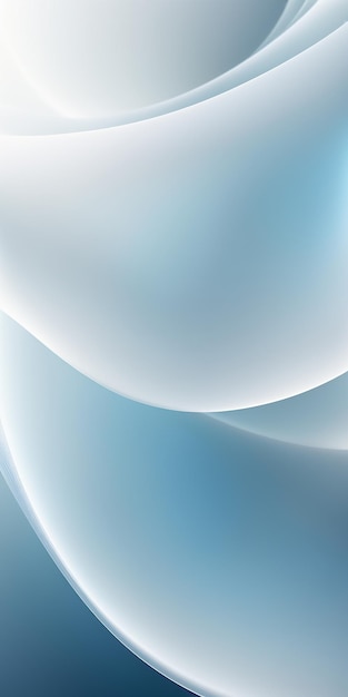 Niebieski zakrzywiony szkło abstrakcyjne tło woda płynąca na przezroczystej tkaninie efekt tła 3d render