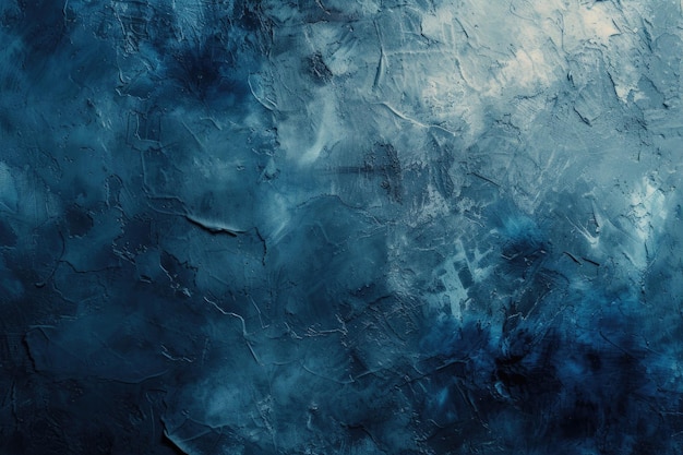 Niebieskie abstrakcyjne tło z szorstką teksturą betonową