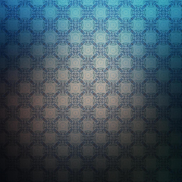 Zdjęcie niebieskie abstrakcyjne tło z wzorem sześciokątów i kwadratów w środku