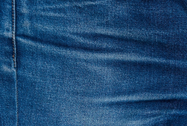 Niebieskie dżinsowe tło Niebieskie dżinsowe dżinsy tekstura Tło dżinsów