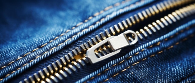 Zdjęcie niebieskie dżinsy z teksturą tła z zamkiem c