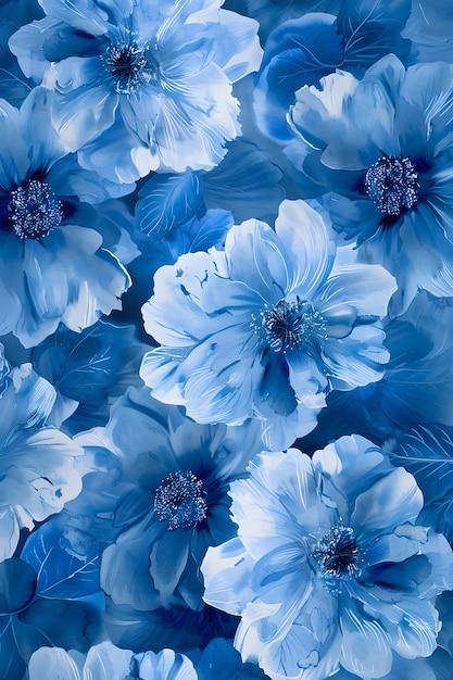 niebieskie kwiaty w wazonie dla każdej osoby