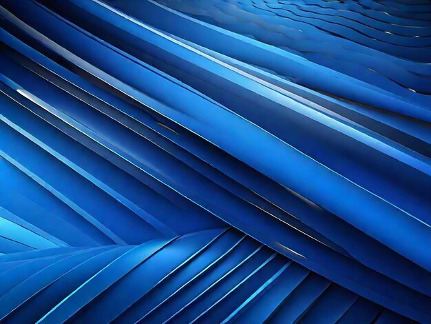 Niebieskie linie na tle abstrakcyjne tło tapety dla pulpitu z generatywnym