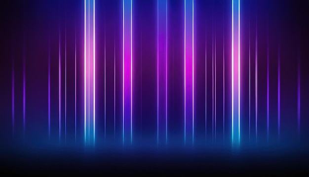 Niebieskie, różowe i fioletowe światło neonowe, światło laserowe, szybki, cyfrowy, szybki internet.