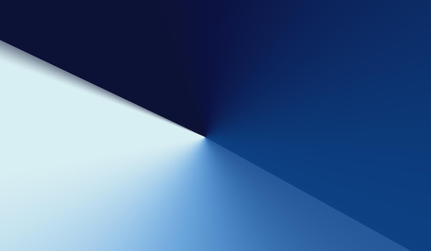 Niebieskie tło abstrakcyjne papieru 3d
