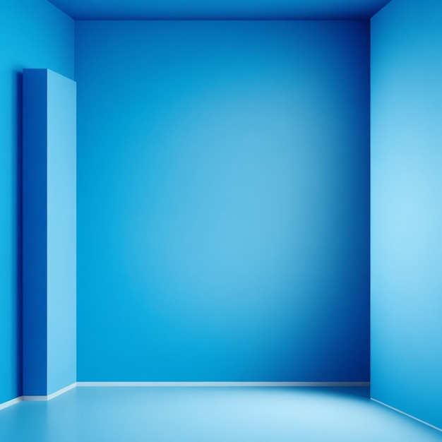 niebieskie tło pokoju