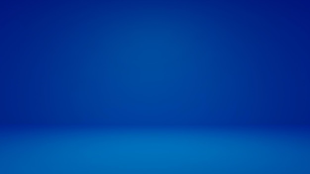 niebieskie tło studia fotograficznego dodger dla produktów renderowania 3d