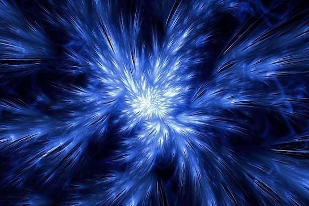 Niebieskie tło z wzorem gwiazd i linii