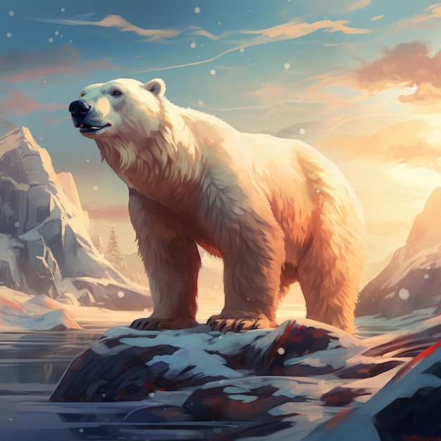 Zdjęcie niedźwiedź polarny