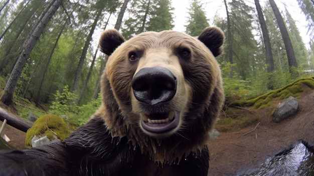 Niedźwiedź robi selfie, które sprawią, że się uśmiechniesz Szalone zwierzęta, które zrobiły sobie urocze selfie