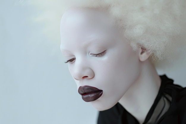 Niekonwencjonalny model Albino Generate Ai