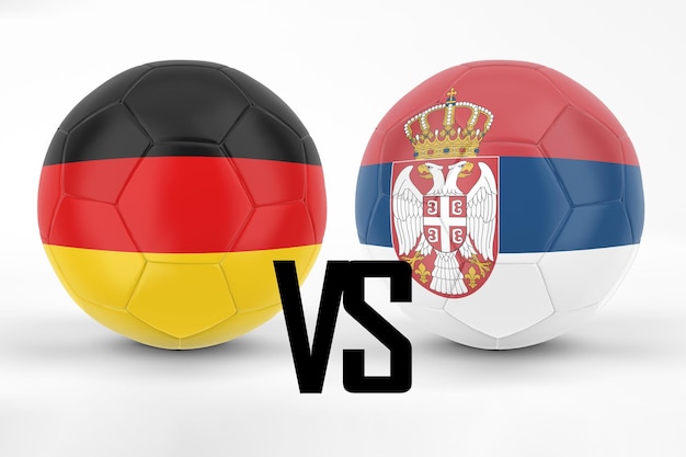 Niemcy Vs Serbia Piłka Nożna