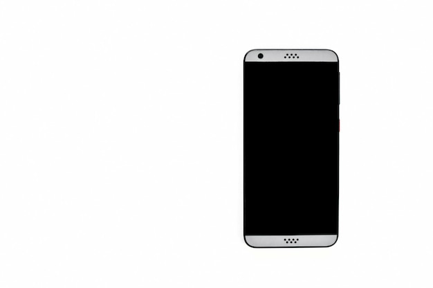 Zdjęcie nieoznakowany smartfon z czarnym ekranem