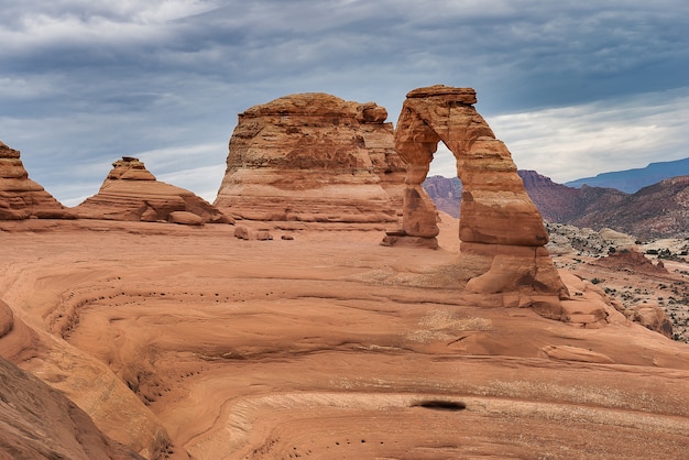 Niesamowita erozja skały, Delicate Arch