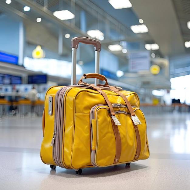 Niesamowita żółta walizka. Podróżujmy i bawmy się generatywnie AI