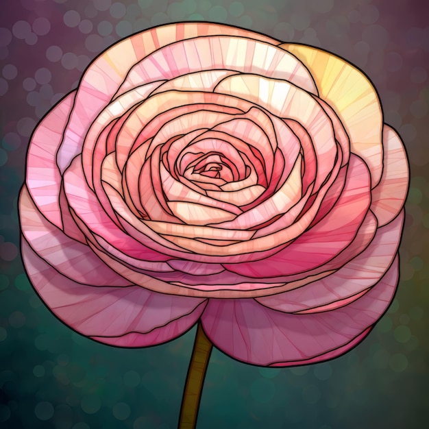 Zdjęcie niesamowite chwile kwitnienia róż w albumie wizualnym z kolorowymi kwiatami