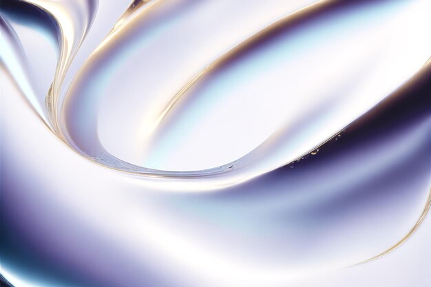 Niesamowite srebrne tłoSilver Symphony The Shimmering Liquid Elegance Generative AI
