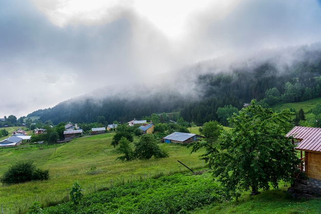 Niesamowite zdjęcia wsi i górskie krajobrazy. Savsat, Artvin - Turcja