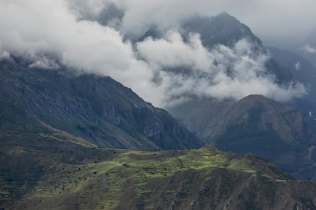 Niesamowity widok na Andy w Peru