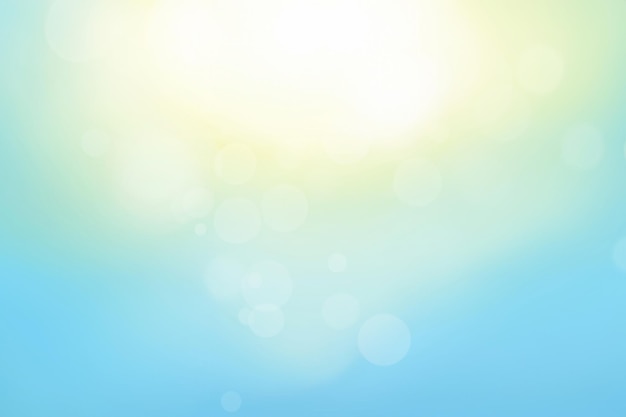 Niewyraźne tło przyrody z abstrakcyjnym tematem bokeh letnich wakacji
