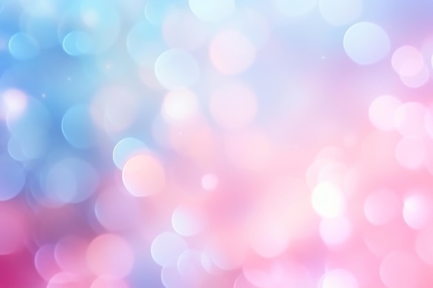 Niewyraźny miękki pastel różowy i niebieski Gradient Bokeh Kolorowe abstrakcyjne tło