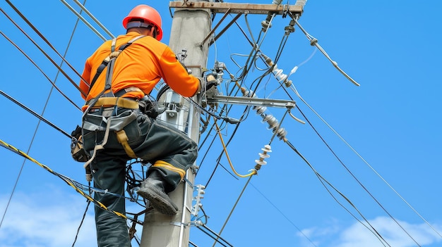 Niezachwiany i zaangażowany elektryk utrzymuje nas w energii.