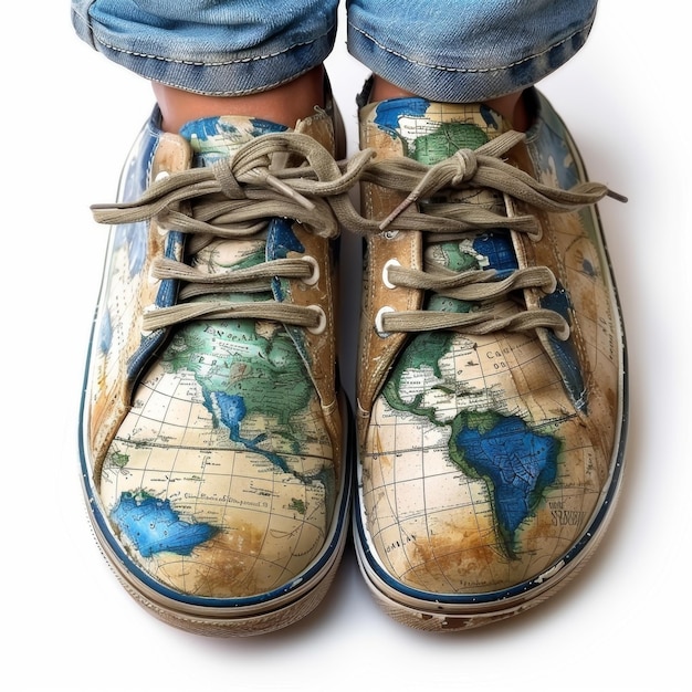 Niezależne buty na mapie świata