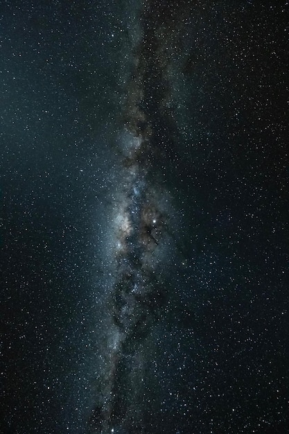 Nisko kątowy widok nocnego nieba