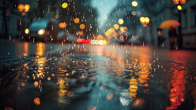 Noc błyskawicznego deszczu