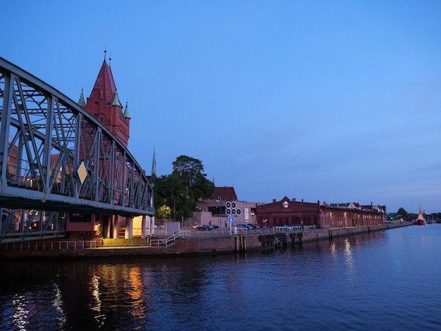 Zdjęcie noc w lübecku