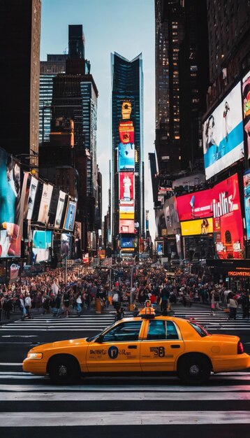 Noce na Times Square Symfonia świateł miasta