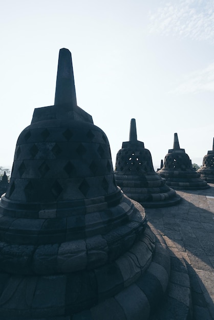 Nocna świątynia buddyjska Borobudur