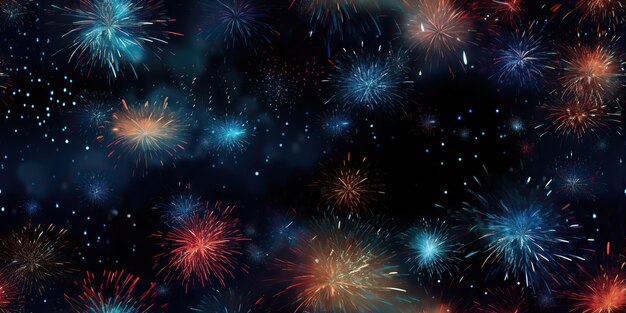 Nocne niebo fajerwerki świętowanie tła Święto Nowego Roku xmas rocznica festiwalu