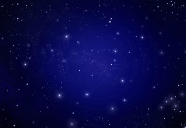 Nocne niebo Obraz Ciemność Planety i gwiazdy
