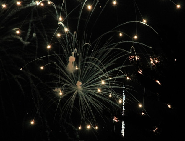 Zdjęcie nocny pokaz fajerwerków