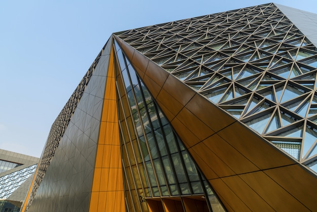 Nowoczesna architektura Centrum Sztuki w Chongqing, Chiny