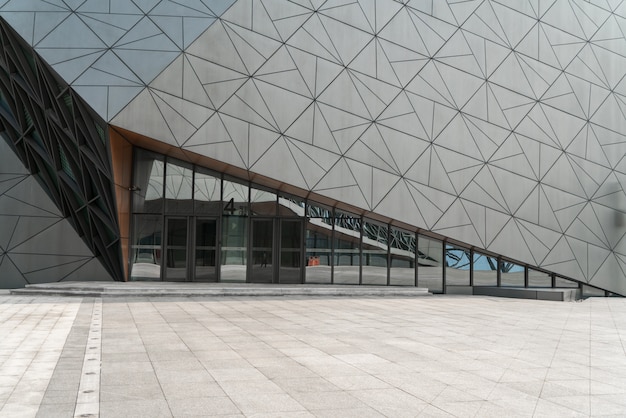 Nowoczesna Architektura Centrum Sztuki W Chongqing, Chiny