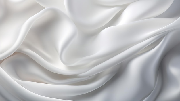 Zdjęcie nowoczesna gładka i luksusowa fala abstrakcyjna tekstura w białym i jasno szarym generative ai