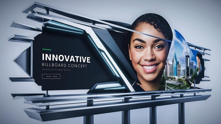 Zdjęcie nowoczesna koncepcja billboardów