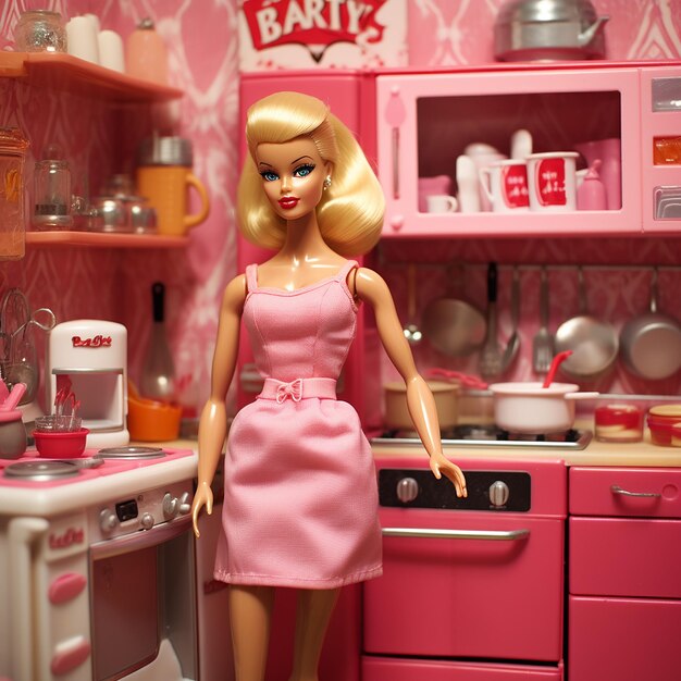 Nowoczesna kuchnia Barbie Kulinarna kraina czarów na pyszne wymyślone uczty