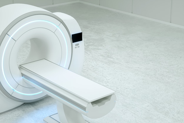 Nowoczesna maszyna MRI w pokoju