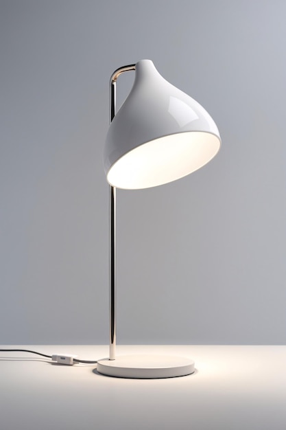 Nowoczesna minimalistyczna lampa stołowa
