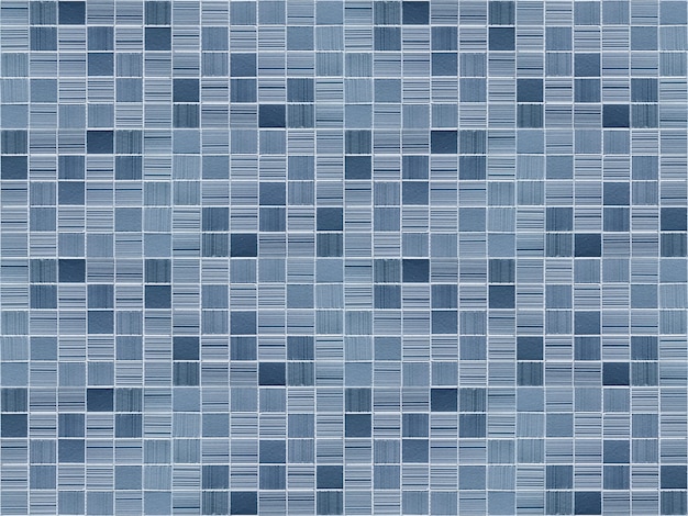 Nowoczesna Niebieska Mała Mozaika Kwadratowych Ceglanych Płytek ściennych