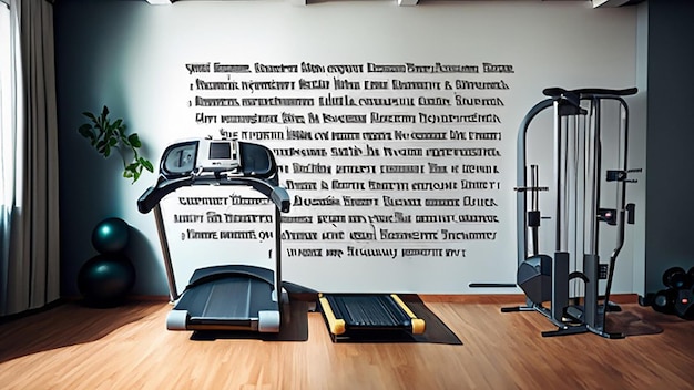 Nowoczesne centrum fitness ze sprzętem do jazdy na rowerze stacjonarnym oraz klub fitness ze sprzętem do ćwiczeń