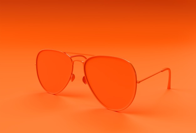 Nowoczesne okulary przeciwsłoneczne. Ilustracja renderowania 3D