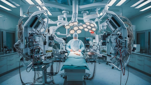 Nowoczesne urządzenia w salach operacyjnych urządzenia medyczne do neurochirurgii
