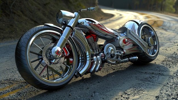 Nowoczesny projekt koncepcyjny motocyklu