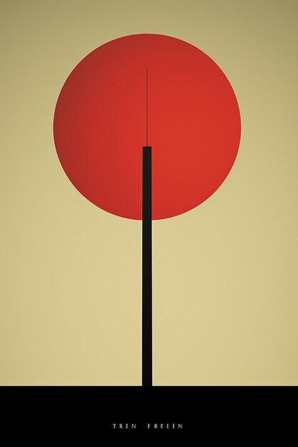 nowoczesny retro plakat minimalistyczny kreatywny projekt