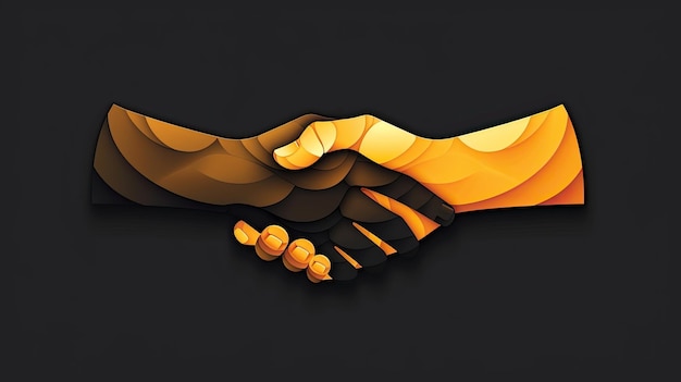 Zdjęcie nowoczesny uścisk ręki symbolizuje zaufanie i współpracę