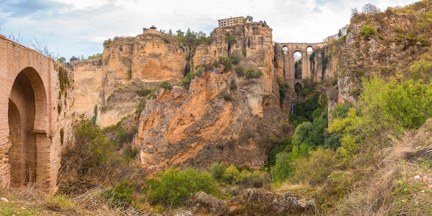 Nowy most Puente Nuevo w Ronda Hiszpania